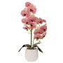 ARTIFICIAL PINK ORCHID IN CERAMIC POT 63CM