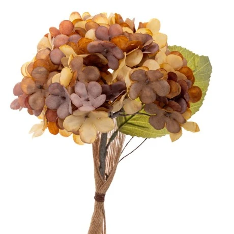 ARTIFICIAL PINK HYDRANGEA STEM 33CM