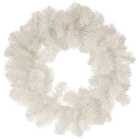 GOLD PVC PINE WREATH 50CM