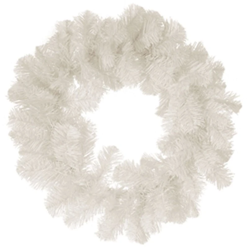 GOLD PVC PINE WREATH 50CM
