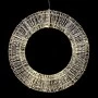 HANGING WREATH D60X6 CM WITH 1200 WARM WHITE LED LIGHTS IP44