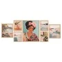 PRINTED PAINTINGS SET 6 WITH VARIOUS SUBJECTS 1Χ(40Χ50) 2Χ(25Χ30) 4Χ(25Χ20) CM