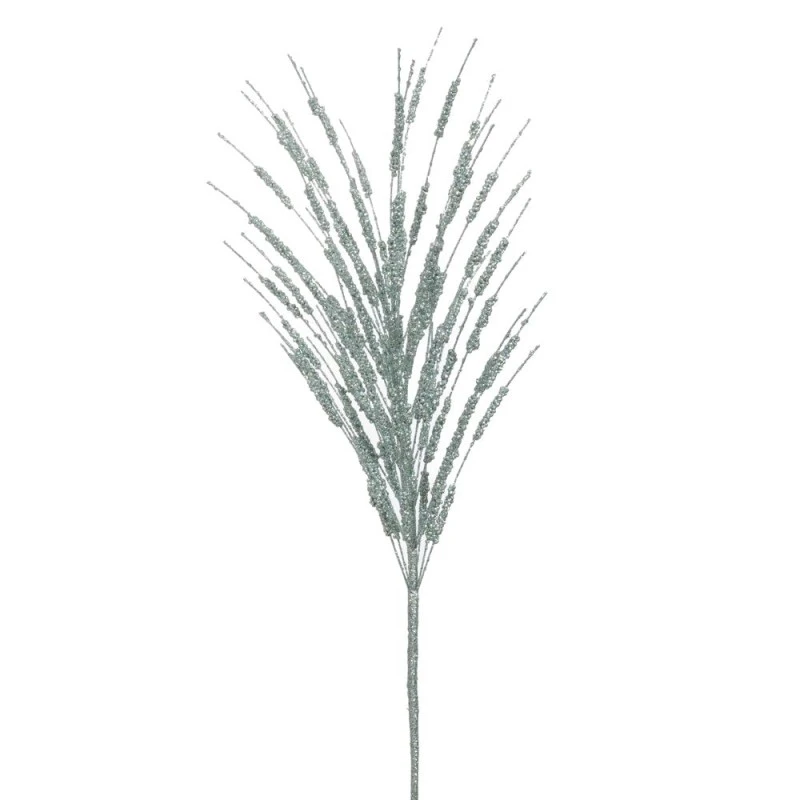 SLATE GREEN GLITTER PINE STEM 60CM