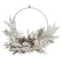 SNOWY WREATH WITH WHITE BERRIES AND PINE CONES 30CM
