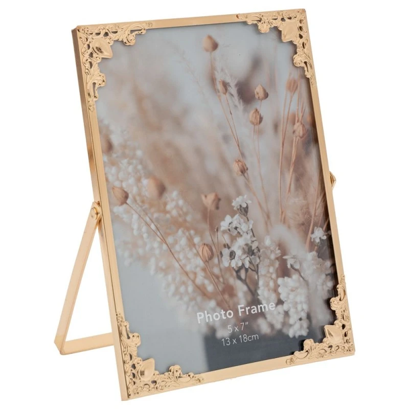 GOLD METAL PHOTO FRAME 13X18 CM