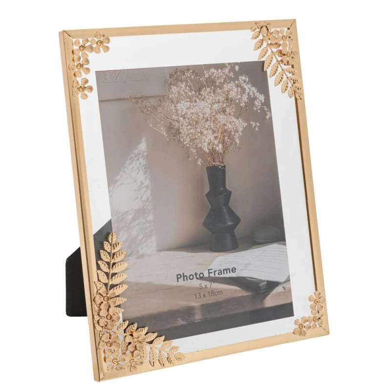 GOLD METAL PHOTO FRAME 13X18 CM