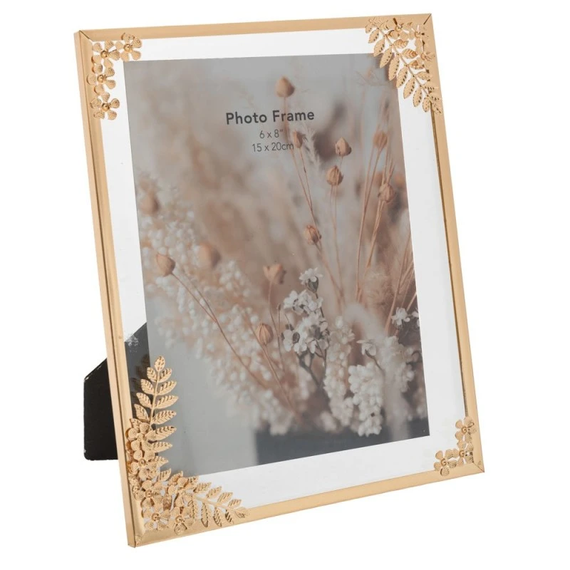 GOLD METAL PHOTO FRAME 15X20 CM