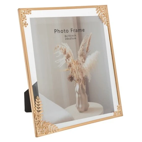 GOLD METAL PHOTO FRAME 20X25 CM