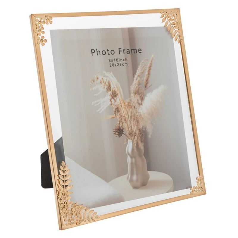 GOLD METAL PHOTO FRAME 20X25 CM