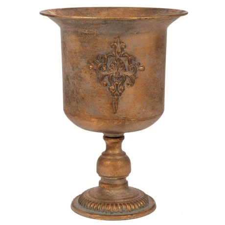 DECO GOLD METAL AMPHORA VASE 30,5X30,5X41,5CM