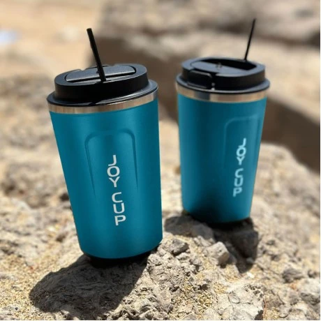Θερμός ποτήρι Joy Cup χρώμα μπλε 380ml