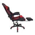 A6060 ΜΑΥΡΟ/ΚΟΚΚΙΝΟ ΠΟΛΥΘΡΟΝΑ GAMING/ΜΕ ΥΠΟΠΟΔΙΟ