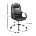 BS9600 ΜΑΥΡΟ PVC ΠΟΛΥΘΡΟΝΑ ΓΡΑΦΕΙΟΥ - 01.0633