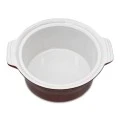 Fireproof circled hull in red color 29x26x11,5cm.
