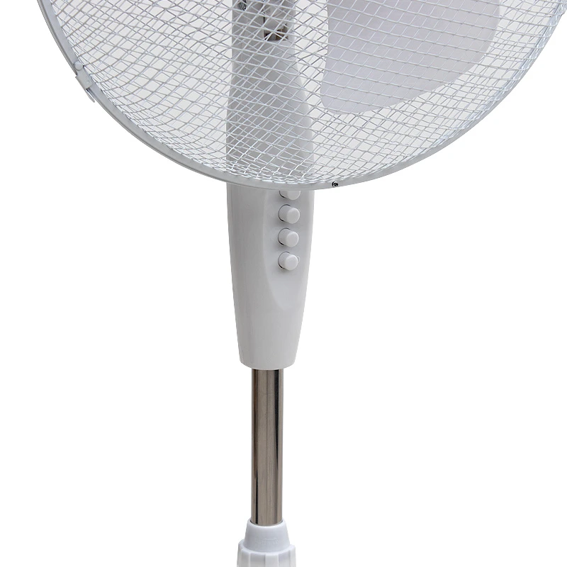 Floor fan 16'' 40cm 50W white color 62x62x127cm