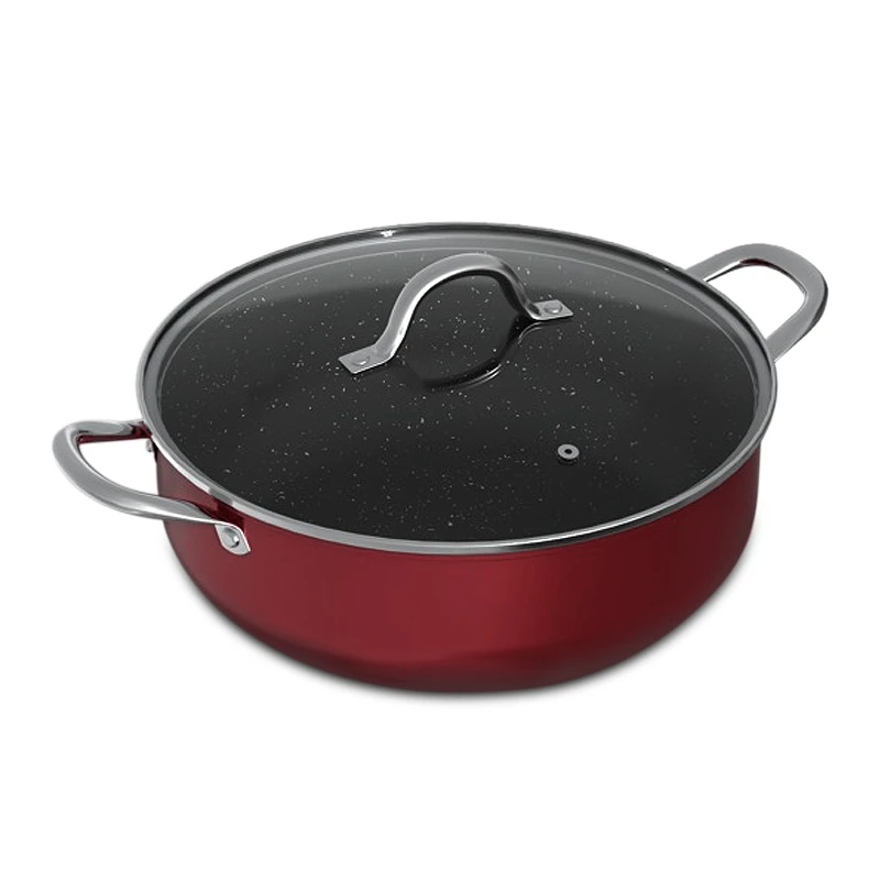 Keystone Electra Granite Shallow non-stick pot No30 made of cast aluminum 6.9lt