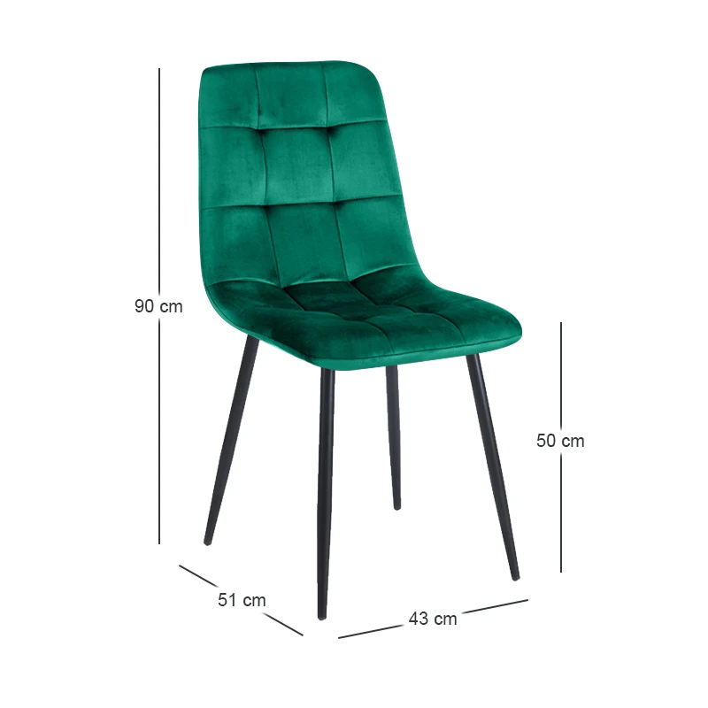 OSCAR GREEN VELVET ΥΦΑΣΜΑ ΚΑΡΕΚΛΑ ΜΕΤΑΛΛΙΚΗ
