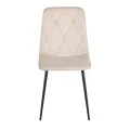 EVA BEIGE VELVET ΥΦΑΣΜΑ ΚΑΡΕΚΛΑ ΜΕΤΑΛΛΙΚΗ