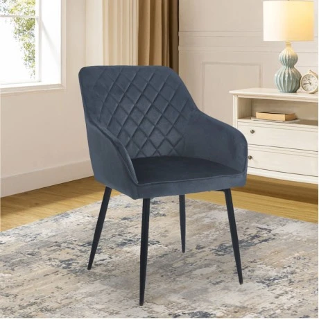 SIENA BLACK VELVET ΥΦΑΣΜΑ ΠΟΛΥΘΡΟΝΑ ΜΕΤΑΛΛΙΚΗ