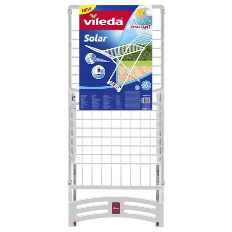 Solar Vileda 20m. resin clothesline made in Italy 182x55x88cm.
