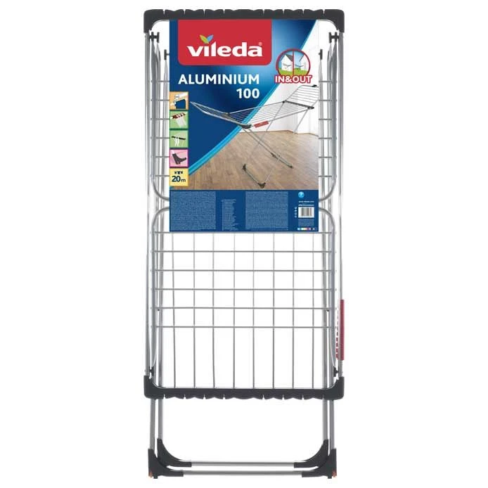 ALUMINIUM 100 Vileda aluminum clothesline 167x56x92cm.