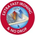 REFLECT VILEDA metallic ironing board with ironing cloth 120x38x74/97cm.