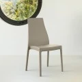 Καρέκλα πολυπροπυλενίου σε dove grey χρώμα 45x56x94 εκ. MIRANDA SIESTA