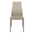 Καρέκλα πολυπροπυλενίου σε dove grey χρώμα 45x56x94 εκ. MIRANDA SIESTA