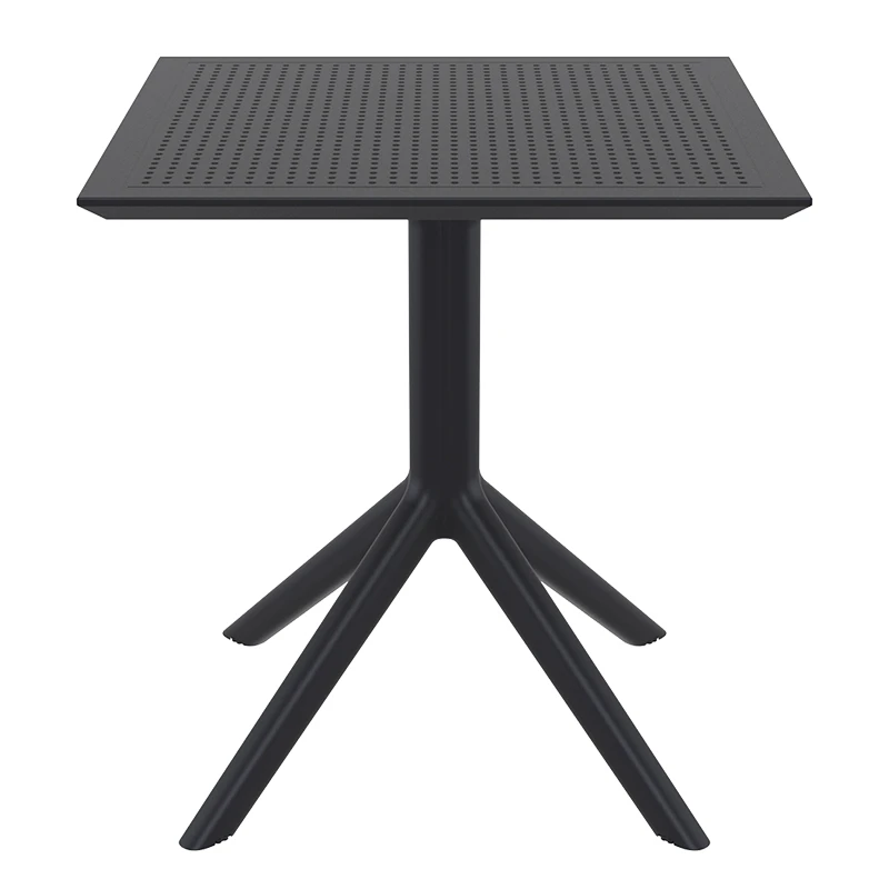 ΣΚΑΙ ΤΡΑΠΕΖΙ 80X80X74εκ. BLACK ΠΟΛ/ΝΙΟΥ - 20.0246