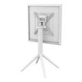 ΣΚΑΙ ΤΡΑΠΕΖΙ ΠΤΥΣ/ΝΟ 60Χ60X74εκ. WHITE ΠΟΛ/ΝΙΟΥ - 20.0280