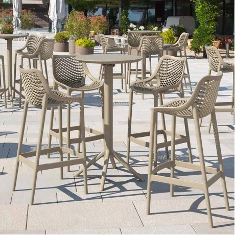 SKY TAUPE BAR Φ60Χ108εκ.ΠΤΥΣ/ΝΟ ΤΡΑΠ. ΠΟΛ/ΝΙΟΥ