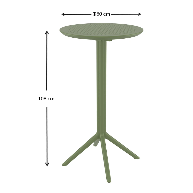 SKY OL.GREEN BAR Φ60Χ108εκ.ΠΤΥΣ/ΝΟ ΤΡΑΠ. ΠΟΛ/ΝΙΟΥ