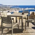 ΑΡΕΣ ΤΡΑΠΕΖΙ 80Χ80Χ75εκ. DOVE GREY ΠΟΛ/ΝΙΟΥ - 20.0525
