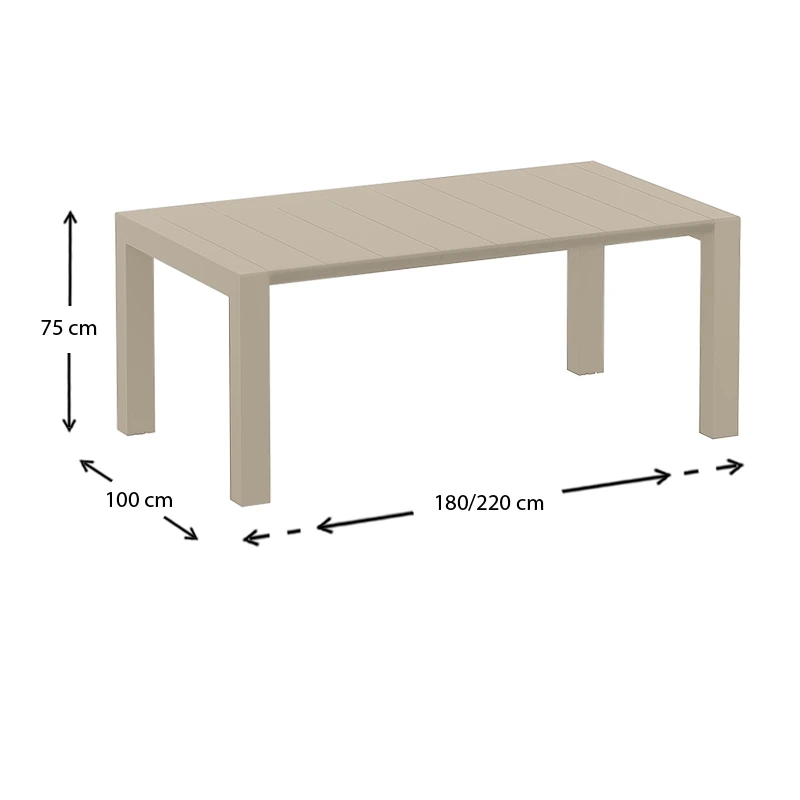 ΒΕΓΚΑΣ DOVE GREY 100X180/220εκ. ΕΠΕΚΤ.ΤΡΑΠΕΖΙ ΠΟΛ/ΝΙΟΥ - 20.0574