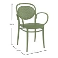 ΜΑΡΣΕΛ XL OLIVE GREEN ΠΟΛΥΘΡΟΝΑ ΠΟΛ/ΝΙΟΥ - 20.0645