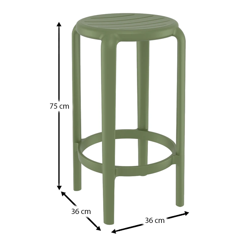 TOM 75εκ. ΣΚΑΜΠΟ OLIVE GREEN ΠΟΛ/ΝΙΟΥ