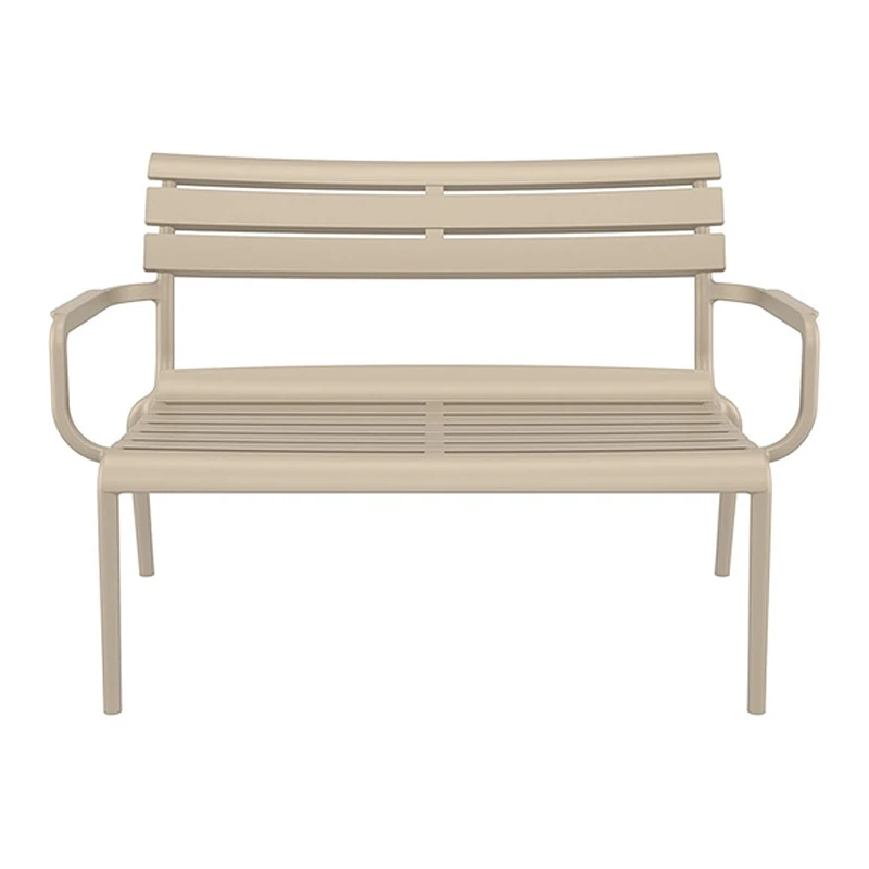 PARIS ΚΑΝΑΠΕΣ TAUPE 116X70X75εκ. ΠΟΛ/ΝΙΟΥ