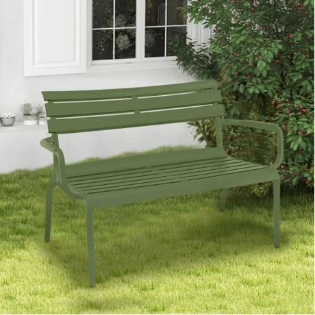 PARIS ΚΑΝΑΠΕΣ OLIVE GREEN 116X70X75εκ. ΠΟΛ/ΝΙΟΥ
