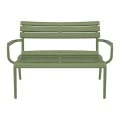 PARIS ΚΑΝΑΠΕΣ OLIVE GREEN 116X70X75εκ. ΠΟΛ/ΝΙΟΥ