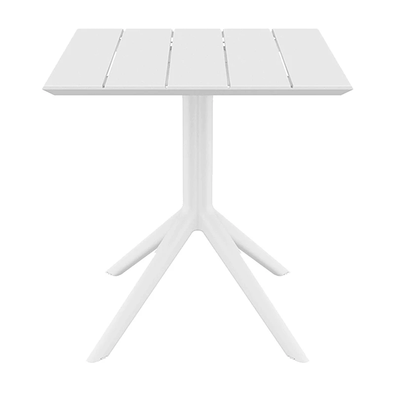 PARIS WHITE 70X70X74εκ. ΤΡΑΠΕΖΙ ΠΟΛ/ΝΙΟΥ