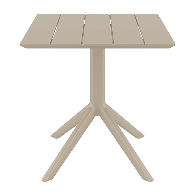 PARIS TAUPE 70X70X74εκ. ΤΡΑΠΕΖΙ ΠΟΛ/ΝΙΟΥ