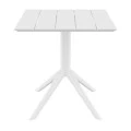 PARIS WHITE 80X80X74εκ. ΤΡΑΠΕΖΙ ΠΟΛ/ΝΙΟΥ