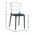 BIBI BLACK/CLEAR TRANSP.ΚΑΡΕΚΛΑ