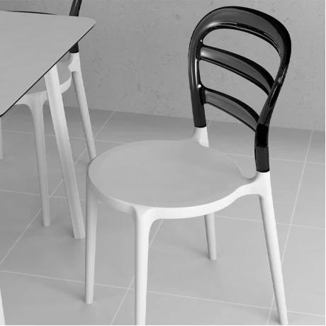 ΒΙΒΙ WHITE/BLACK TRANSP.ΚΑΡΕΚΛΑ - 32.0048