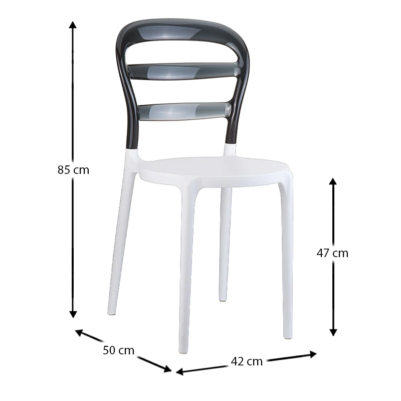 ΒΙΒΙ WHITE/BLACK TRANSP.ΚΑΡΕΚΛΑ - 32.0048