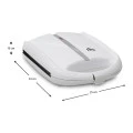 1400W non-stick toaster in white color 25x33x10cm.