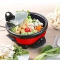Electric pot 1300W capacity 3.5lt color red Φ28x15cm.
