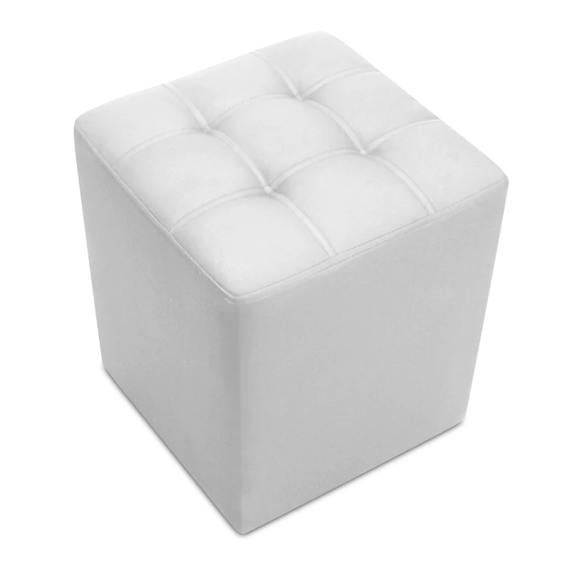 CUBE WHITE PU ΣΚΑΜΠΟ
