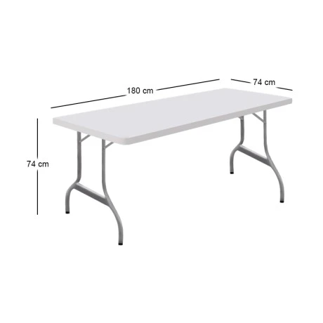 CATERING 180Χ74Χ74εκ.HDPE ΤΡΑΠΕΖΙ