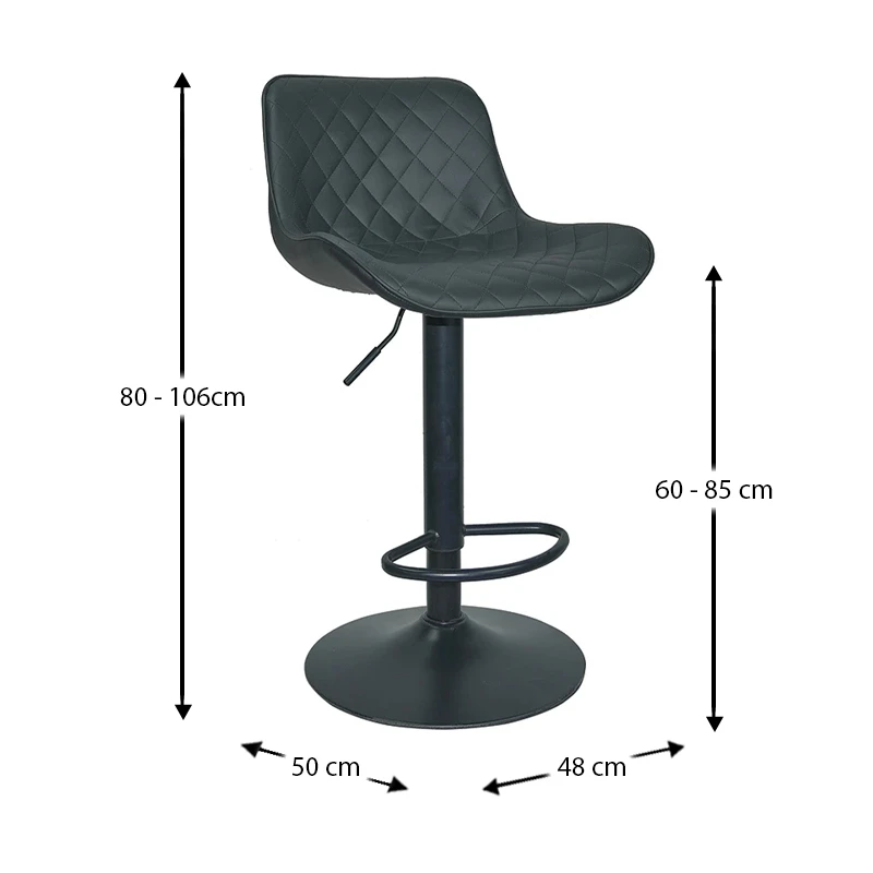 BAR94 BLACK PU(Σ2)ΣKAMΠO ΜΕ ΑΜΟΡΤΙΣΕΡ